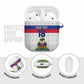 Custom Afro Haiti Football AirPods Case Ekip Foutbol Ayiti