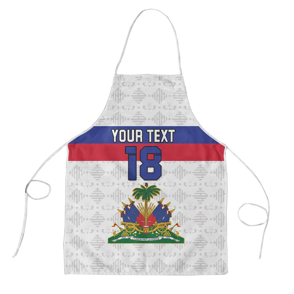 Custom Afro Haiti Football Apron Ekip Foutbol Ayiti