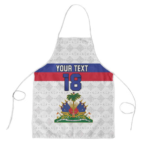 Custom Afro Haiti Football Apron Ekip Foutbol Ayiti