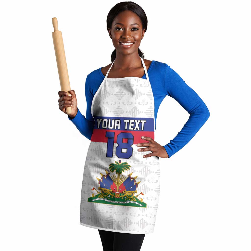 Custom Afro Haiti Football Apron Ekip Foutbol Ayiti