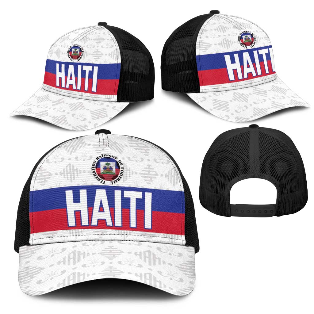 Afro Haiti Football Baseball Net Cap Ekip foutbol Ayiti - African Pride