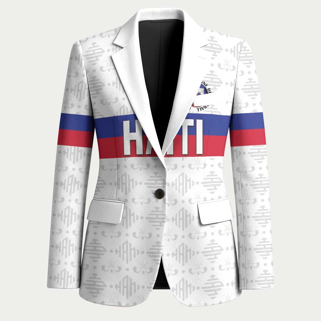 Custom Afro Haiti Football Blazer Ekip Foutbol Ayiti