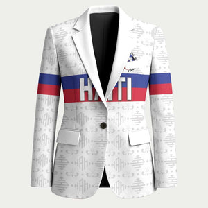 Custom Afro Haiti Football Blazer Ekip Foutbol Ayiti
