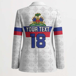 Custom Afro Haiti Football Blazer Ekip Foutbol Ayiti