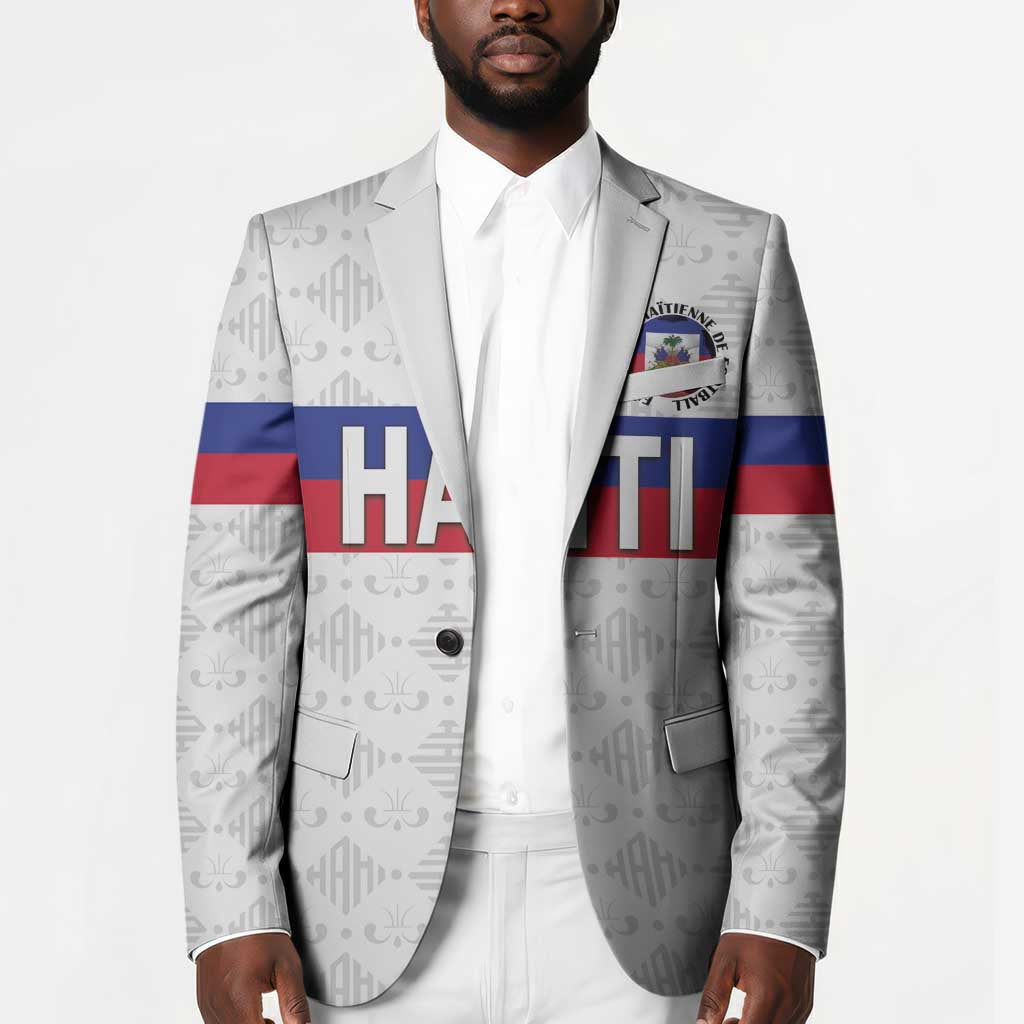 Custom Afro Haiti Football Blazer Ekip Foutbol Ayiti