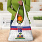 Custom Afro Haiti Football Grocery Bag Ekip Foutbol Ayiti - African Pride