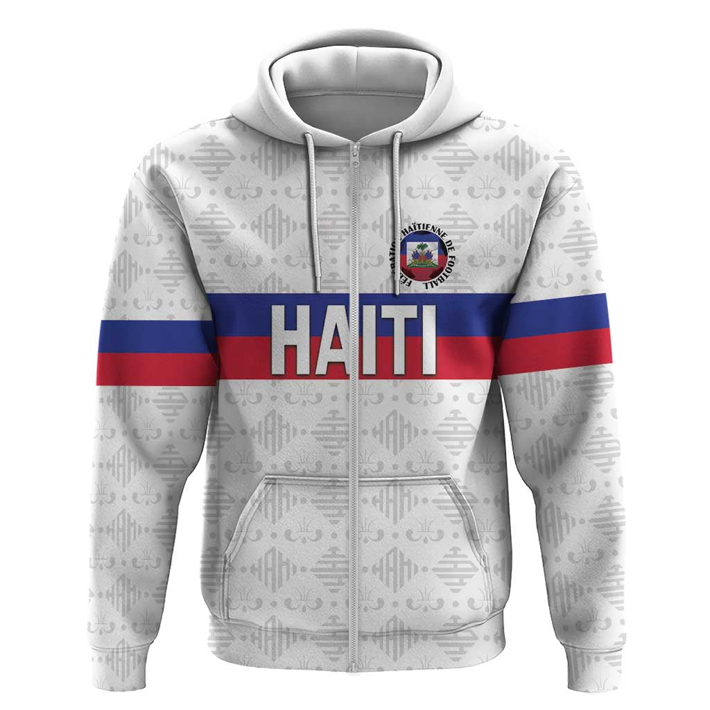 Custom Afro Haiti Football Hoodie Ekip Foutbol Ayiti - African Pride