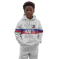 Custom Afro Haiti Football Kid Hoodie Ekip Foutbol Ayiti - African Pride