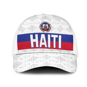 Afro Haiti Football Mesh Trucker Cap Ekip foutbol Ayiti - African Pride