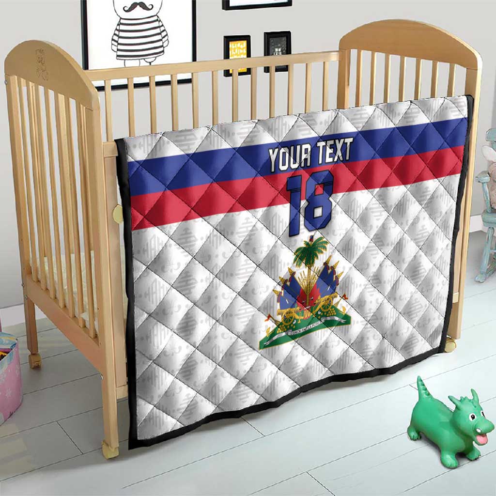 Custom Afro Haiti Football Quilt Ekip Foutbol Ayiti - African Pride