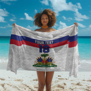 Custom Afro Haiti Football Sarong Ekip Foutbol Ayiti - African Pride