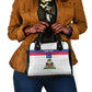 Custom Afro Haiti Football Shoulder Handbag Ekip Foutbol Ayiti - African Pride