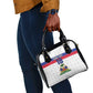 Custom Afro Haiti Football Shoulder Handbag Ekip Foutbol Ayiti - African Pride
