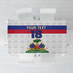 Custom Afro Haiti Football Tablecloth Ekip Foutbol Ayiti - African Pride