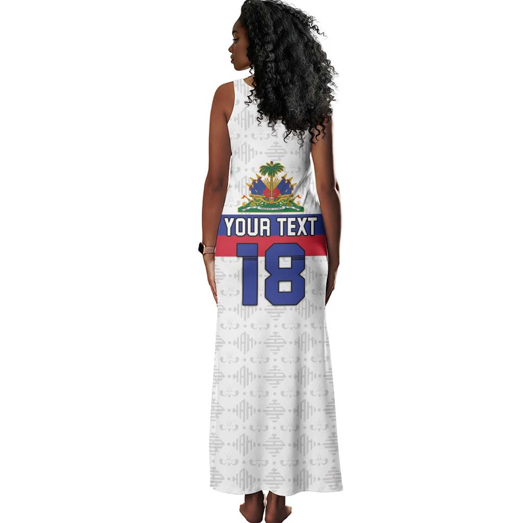 Custom Afro Haiti Football Tank Maxi Dress Ekip Foutbol Ayiti - undefined