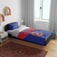 Custom Afro Haiti Football Bedding Set Le Rouge et Bleu Sporty Style - African Pride