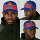 Afro Haiti Football Classic Cap Le Rouge et Bleu Sporty Style - African Pride
