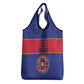 Custom Afro Haiti Football Grocery Bag Le Rouge et Bleu Sporty Style - African Pride