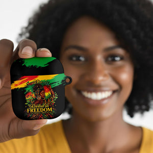 Juneteenth Rooted in Freedom AirPods Case Black Pride African Queen