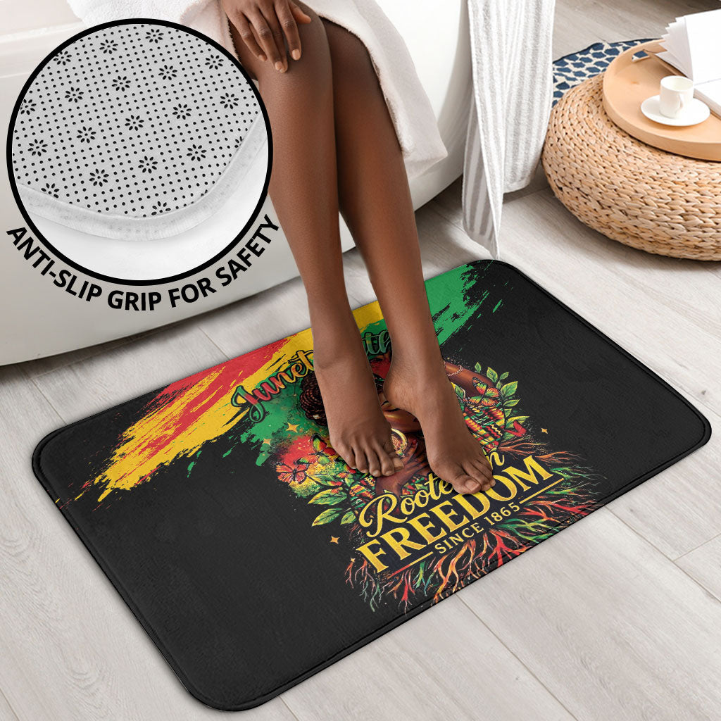 Juneteenth Rooted in Freedom Bathroom Set Black Pride African Queen