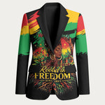 Juneteenth Rooted in Freedom Blazer Black Pride African Queen