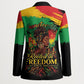 Juneteenth Rooted in Freedom Blazer Black Pride African Queen