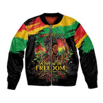 Juneteenth Rooted in Freedom Bomber Jacket Black Pride African Queen