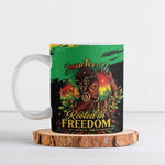 Juneteenth Rooted in Freedom Ceramic Mug Black Pride African Queen