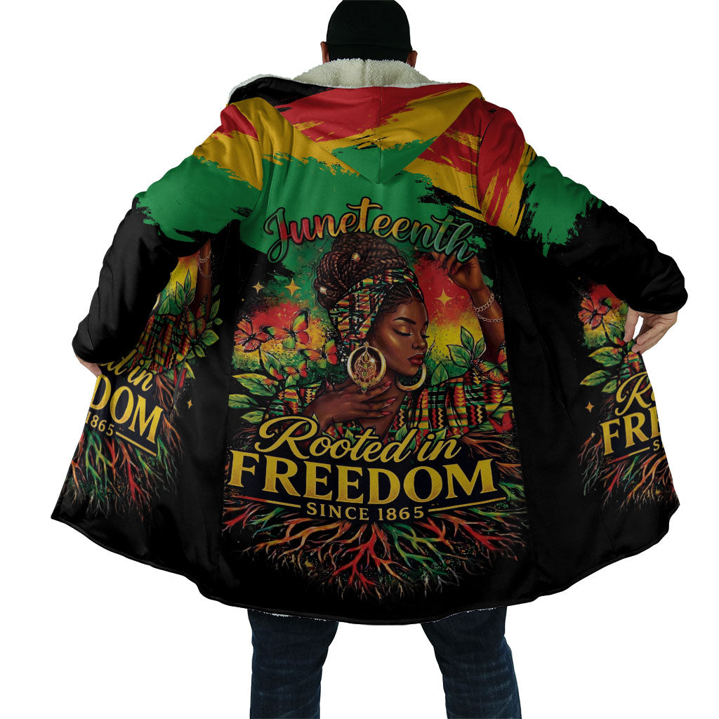 Juneteenth Rooted in Freedom Cloak Black Pride African Queen