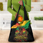 Juneteenth Rooted in Freedom Grocery Bag Black Pride African Queen