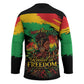 Juneteenth Rooted in Freedom Hockey Jersey Black Pride African Queen