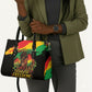 Juneteenth Rooted in Freedom Leather Bag Black Pride African Queen