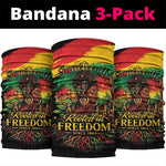 Juneteenth Rooted in Freedom Neck Gaiter Black Pride African Queen