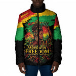 Juneteenth Rooted in Freedom Padded Jacket Black Pride African Queen