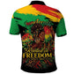 Juneteenth Rooted in Freedom Polo Shirt Black Pride African Queen