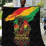 Juneteenth Rooted in Freedom Quilt Black Pride African Queen
