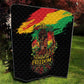 Juneteenth Rooted in Freedom Quilt Black Pride African Queen
