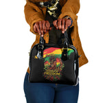 Juneteenth Rooted in Freedom Shoulder Handbag Black Pride African Queen