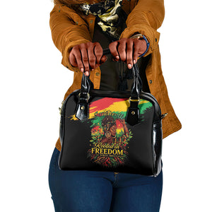 Juneteenth Rooted in Freedom Shoulder Handbag Black Pride African Queen