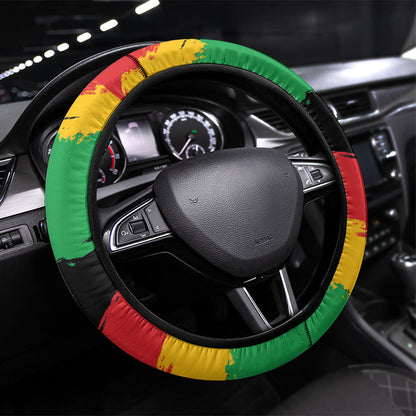 Juneteenth Rooted in Freedom Steering Wheel Cover Black Pride African Queen