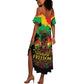 Juneteenth Rooted in Freedom Summer Maxi Dress Black Pride African Queen