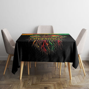 Juneteenth Rooted in Freedom Tablecloth Black Pride African Queen