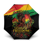 Juneteenth Rooted in Freedom Umbrella Black Pride African Queen