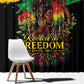 Juneteenth Rooted in Freedom Window Curtain Black Pride African Queen