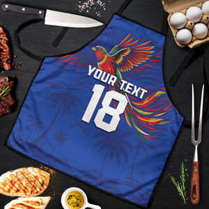 Haiti Heritage Football 2026 Custom Apron Hispaniolan Trogon Bird