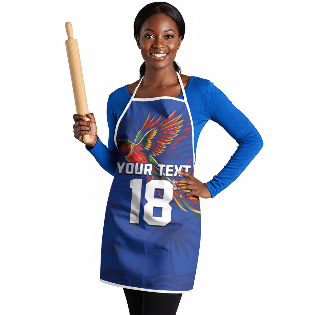 Haiti Heritage Football 2026 Custom Apron Hispaniolan Trogon Bird