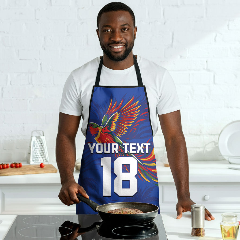 Haiti Heritage Football 2026 Custom Apron Hispaniolan Trogon Bird
