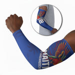 Haiti Heritage Football 2026 Custom Arm Sleeves Hispaniolan Trogon Bird