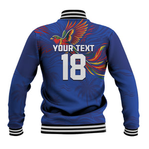 Haiti Heritage Football 2026 Custom Baseball Jacket Hispaniolan Trogon Bird