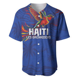 Haiti Heritage Football 2026 Custom Baseball Jersey Hispaniolan Trogon Bird
